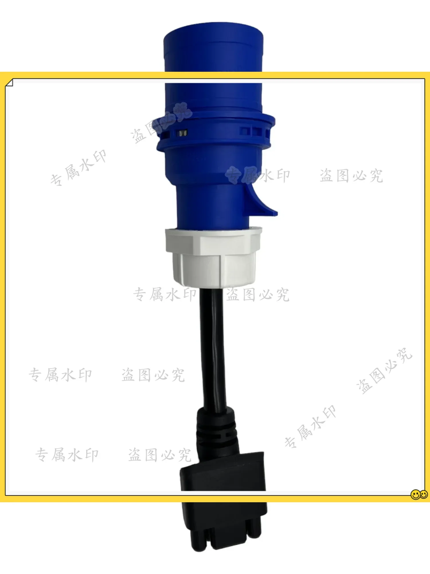 For Tesla Model  3 S Y X Blue CEE Ev Adjustable Adapter Fast Charger Extension Cord Connector 220V-250V 32A 3 Pin EU 1104947