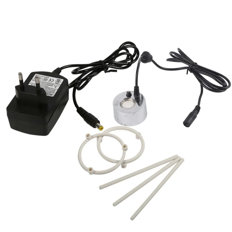 Ultrasonic Mist Maker Fogger Water Fountain Pond Atomizer Air Humidifier With Adapter