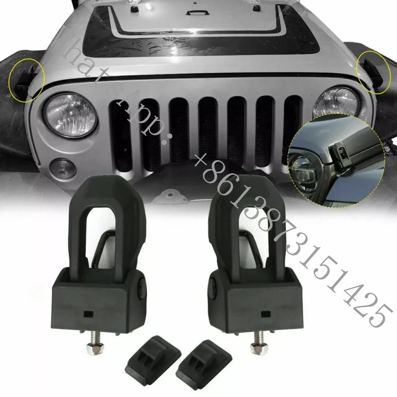 

Suitable JL 2007-2023 Front Left and Right Hood Bracket Pair