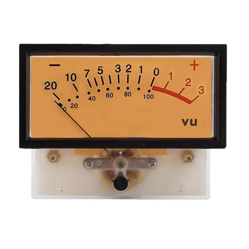 For High Precision TN-73 Audio Meter Level Meter Volume  Power  DB Power Amplifier VU Head with LED Backlight