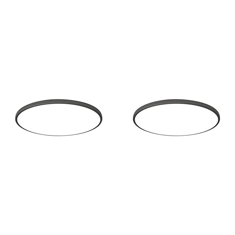 

AONEQ-2X LED Ceiling Light 220V Ceiling Light 20W LED Panel Light Kitchen Bedroom Ultra-Thin Ceiling Lighting Fixture Black