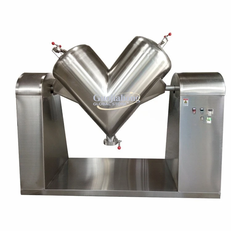 

Пищевой протеиновый порошок V-миксер из нержавеющей стали, небольшой вертикальный миксер, V-миксер для химического порошка