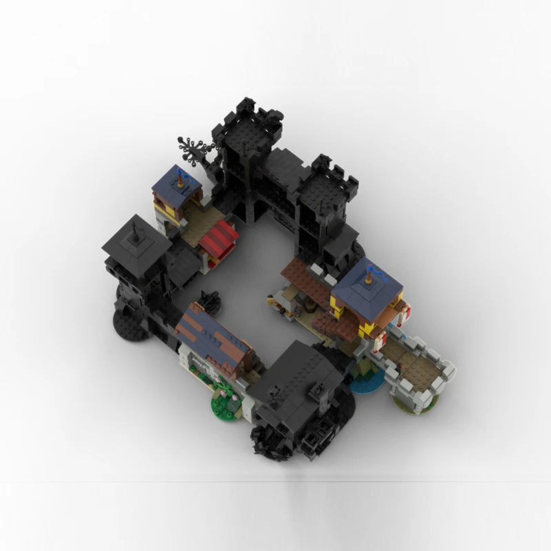 Medieval Castle Model MOC Building Bricks Expansion Pack For The Castle Modular Technology Children Holiday Gifts Assemble Toys