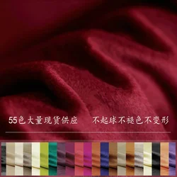 Autumn Winter Single-sided Cashmere Short Wool Fabric Coat Woolen Fashion Women's Suits Clothing Fabrics Cloth for Sewing Meter