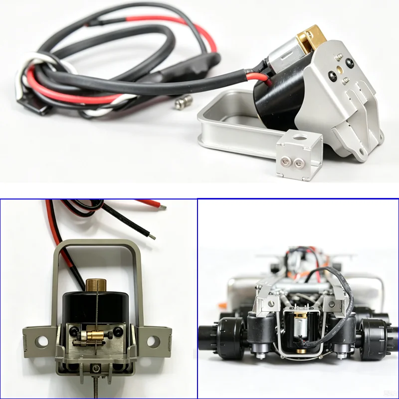 LXYRC Metal Simulation Rear Power Lifting Device for 1/14 Tamiya RC Truck for SCANIA 770S for VOLVO for BENZ MAN Car