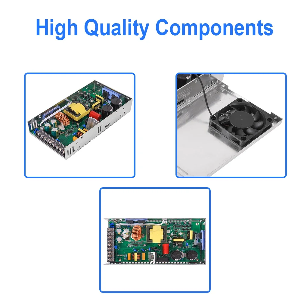 500W 600W 1000W 1500W Digital Display Adjustable Power supply Output voltage 0.5-100% Output current 10%-100% AC-DC 12V 24V 36V