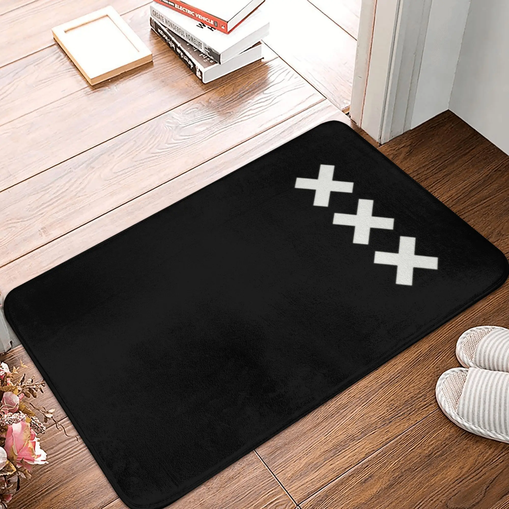 Amsterdam Andreas Cross Door Floor Bath Kitchen Mats Anti-Slip Outdoor Netherlands Doormat Toilet Entrance Rug Carpet Footpad