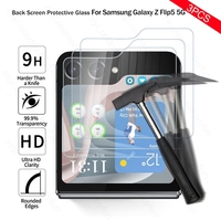 3PCS Back Screen Protector Tempered Glass Case For Samsung Galaxy Z Flip5 Flip6 5G Flip 5 6 Rear Screen Protective Glass ZFlip6