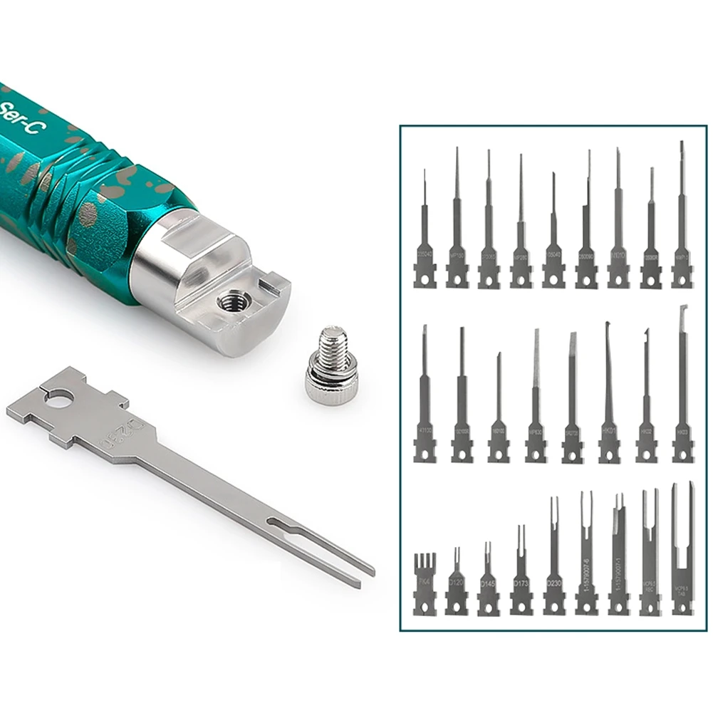 

ABWR-Automotive Wire Harness Plug Disassembly Tool Retractable Needle Set For Aviation Terminal Connections