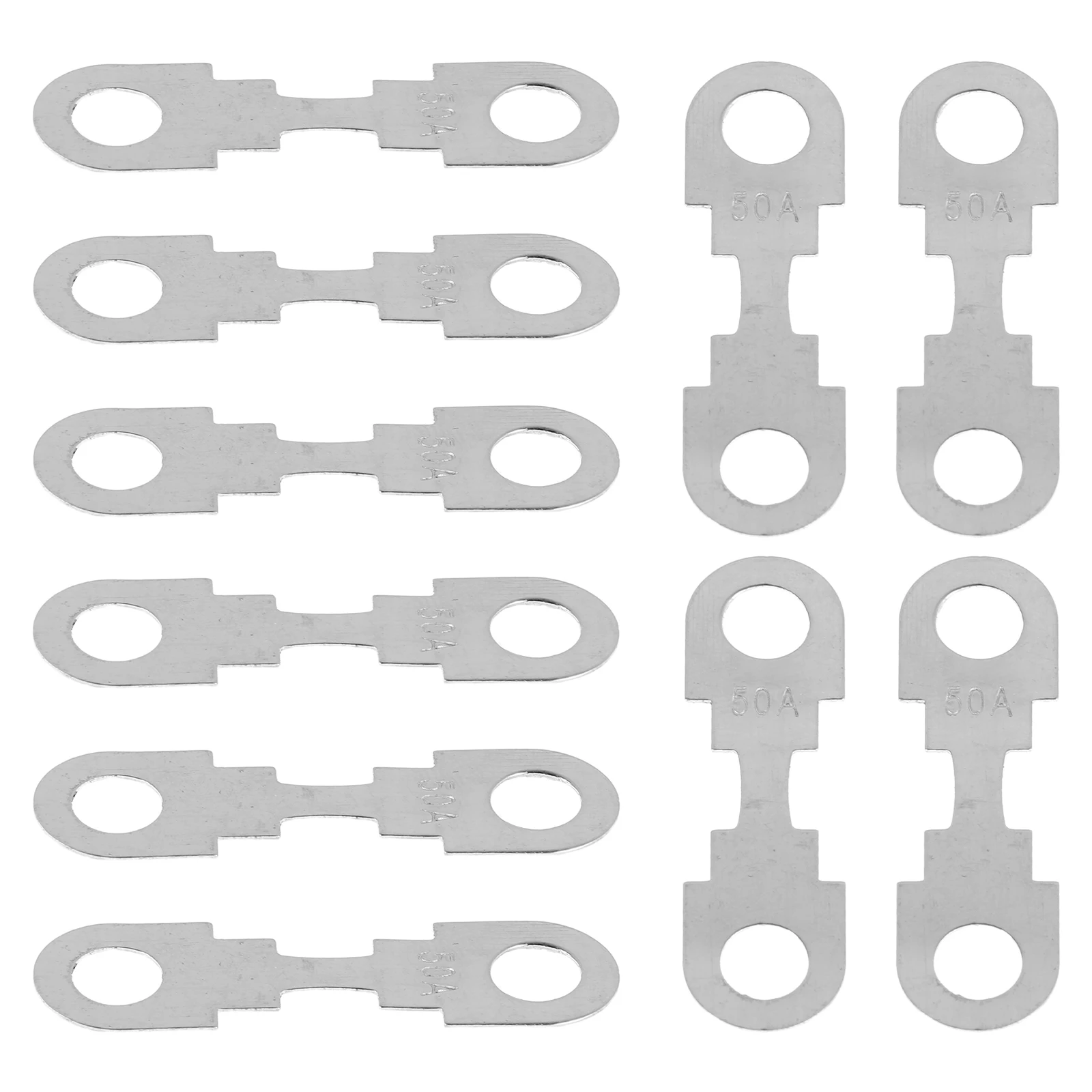

30pcs Car Fuse Flat Strip Metal Sheets Automotive Replacement Fuse Sheets Durable Reliable Short Circuit