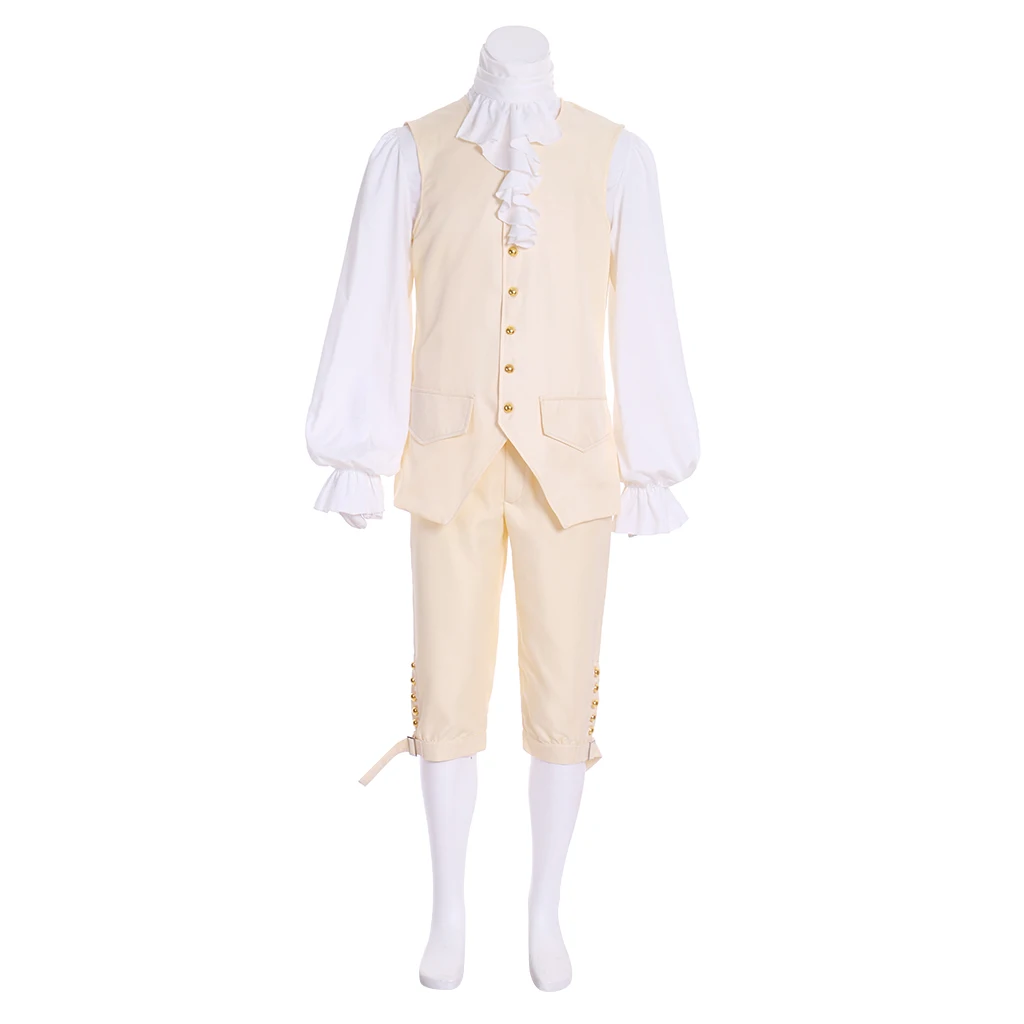 Turn Cosplay Abe Woodhull Cosplay Costume 18th Century American Revolutionary War Era Outfits George Washington Colonial Suit