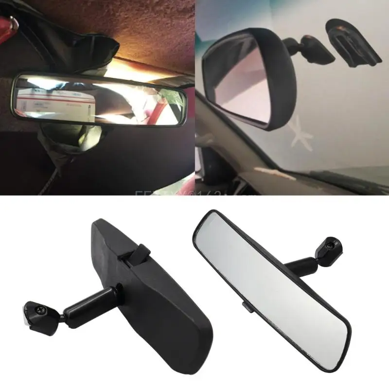 Wide angle Rearview Mirror Car styling Interior Rear View Mirror Adhesive Universal 8/10Inch Car Rear Mirror