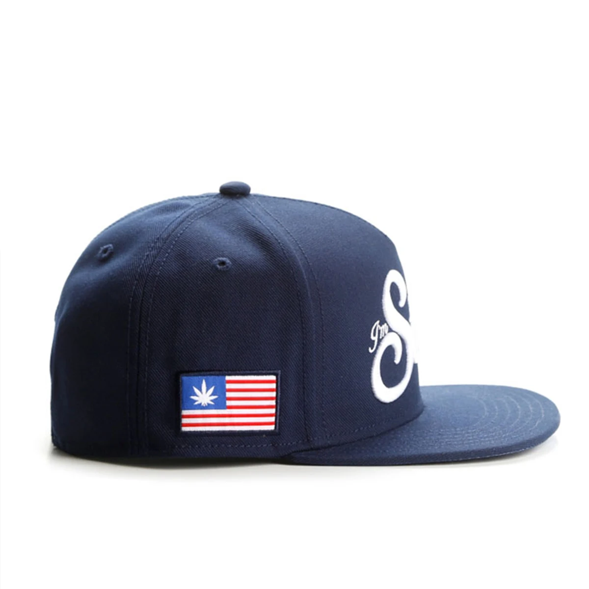 Fashion Stoned letter embroidery baseball cap for adults unisex hip-hop style flat-brimmed hat, fashionable outdoor sunshade hat