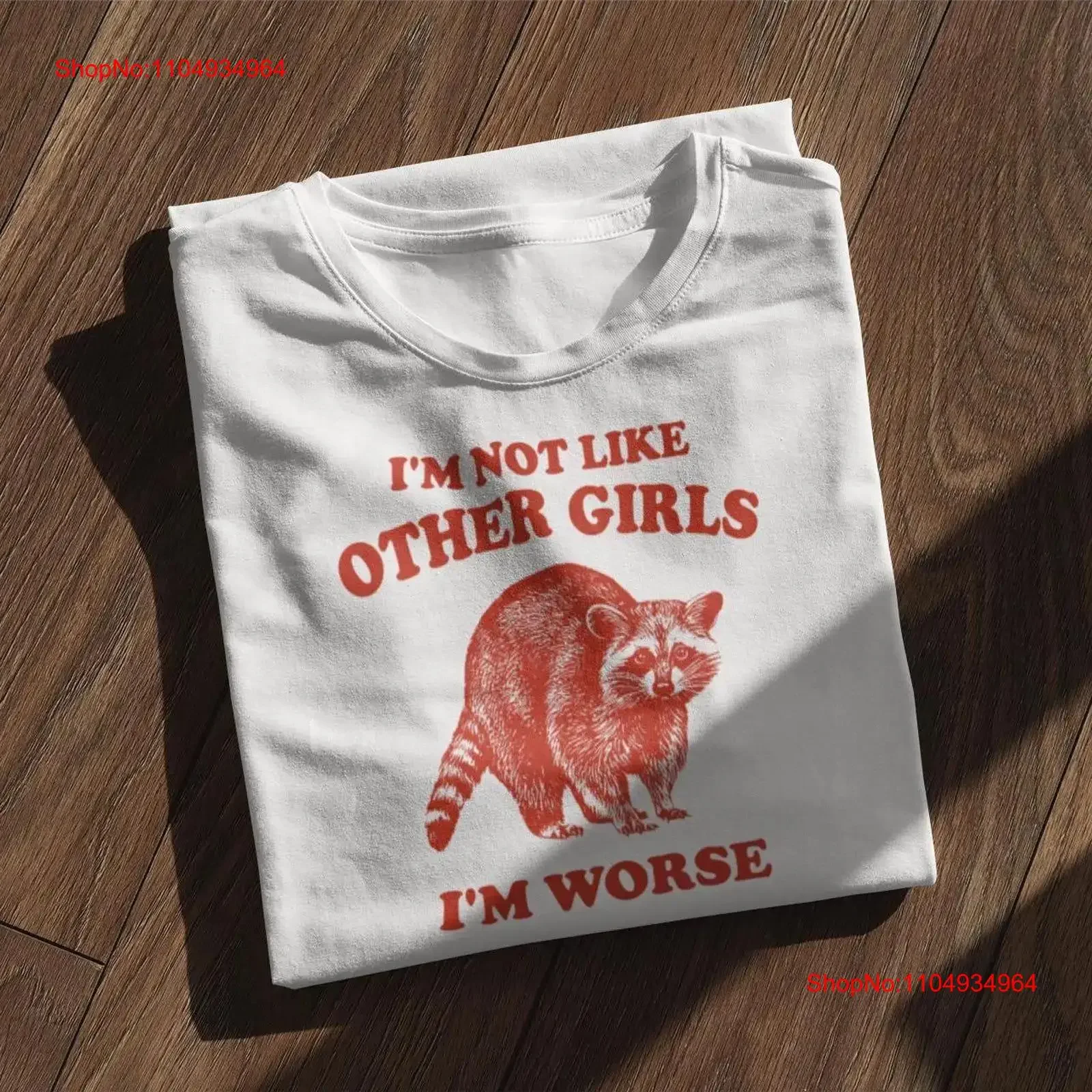 

Funny T Shirt Racoon Iconic Slogan 90s Vintage Meme Sarcastic Aesthetic vintage Washed Breathable Comfortable Versatile