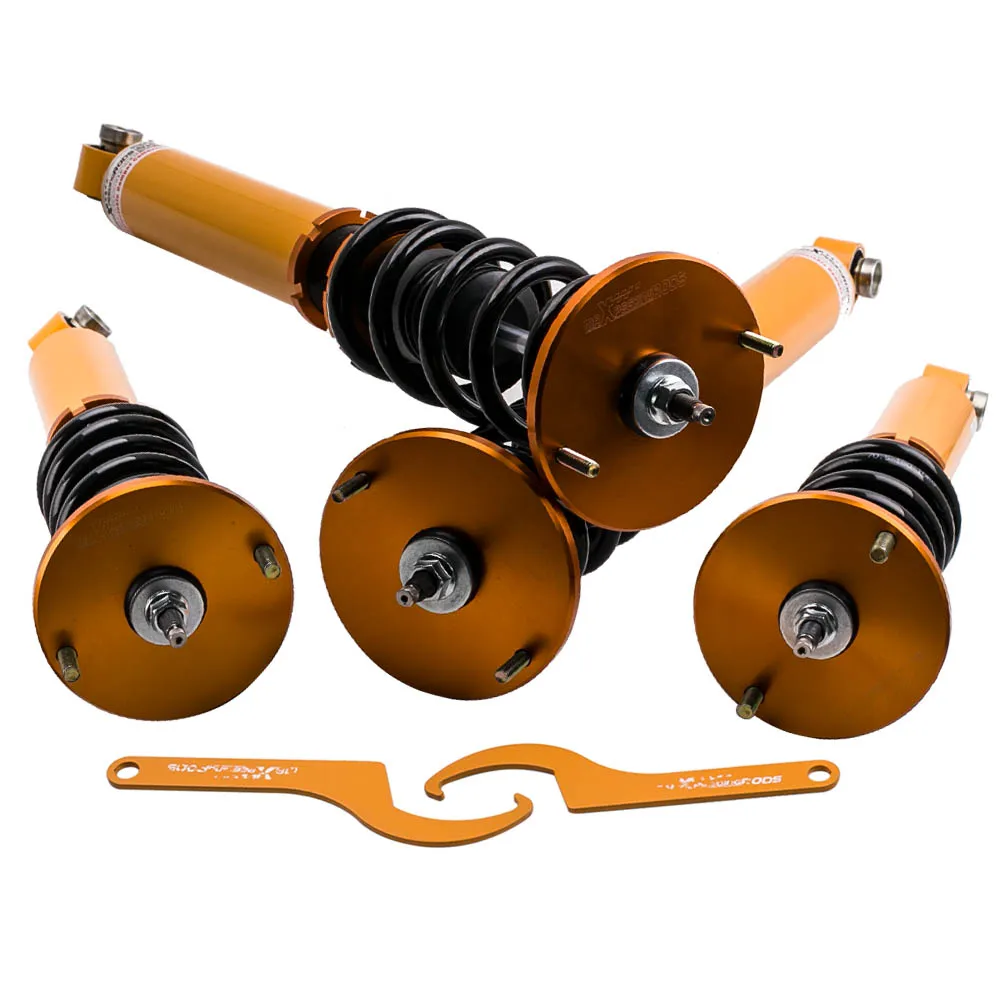 24 Way Adjustable Coilovers For Nissan Skyline R33 1993-1998 GTS-25T GTS25 Suspension Lowering Coil Spring Shock Struts Kit