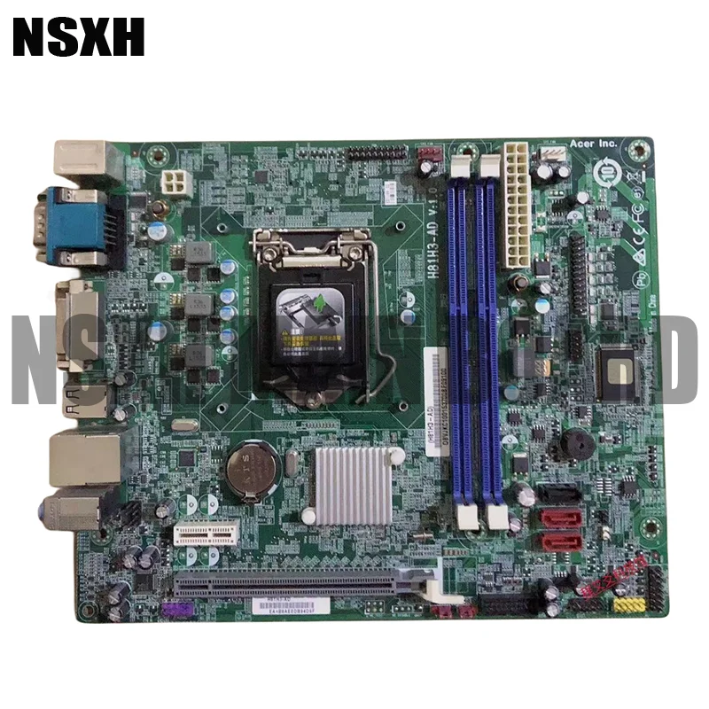 

X4630 Motherboard H81H3-AD DDR3 REV:1.0 LGA 1150 Mainboard 100% Tested Fully Work