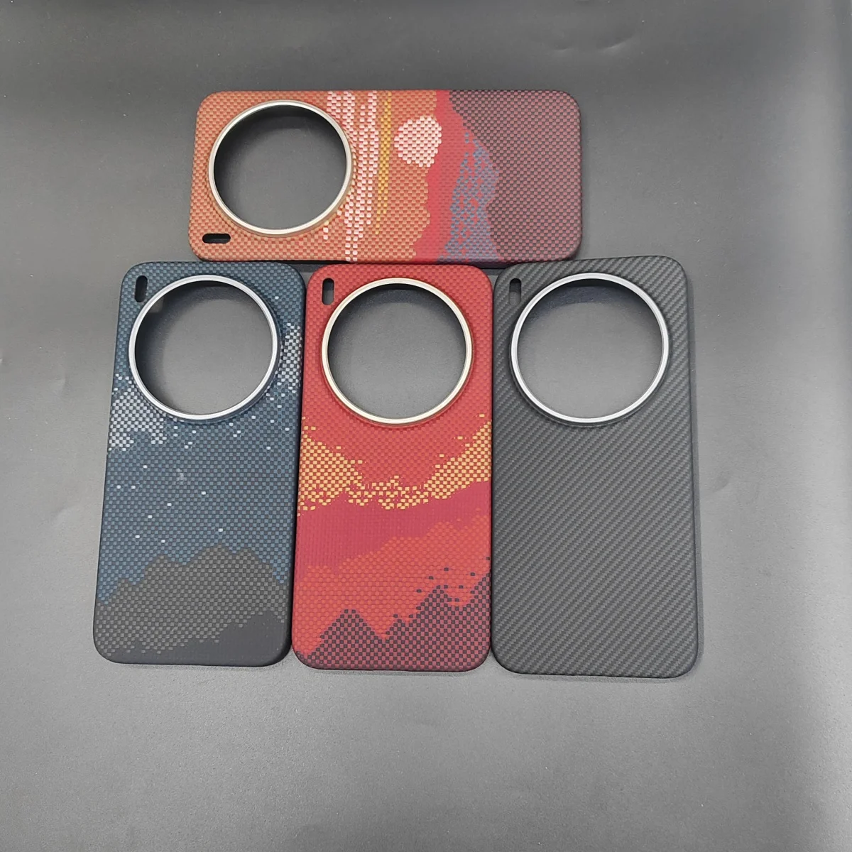 

Роскошный магнитный чехол Magsafe из чистого арамида из углеродного волокна для Vivo X300 Pro, легкий металлический чехол для беспроводной зарядки