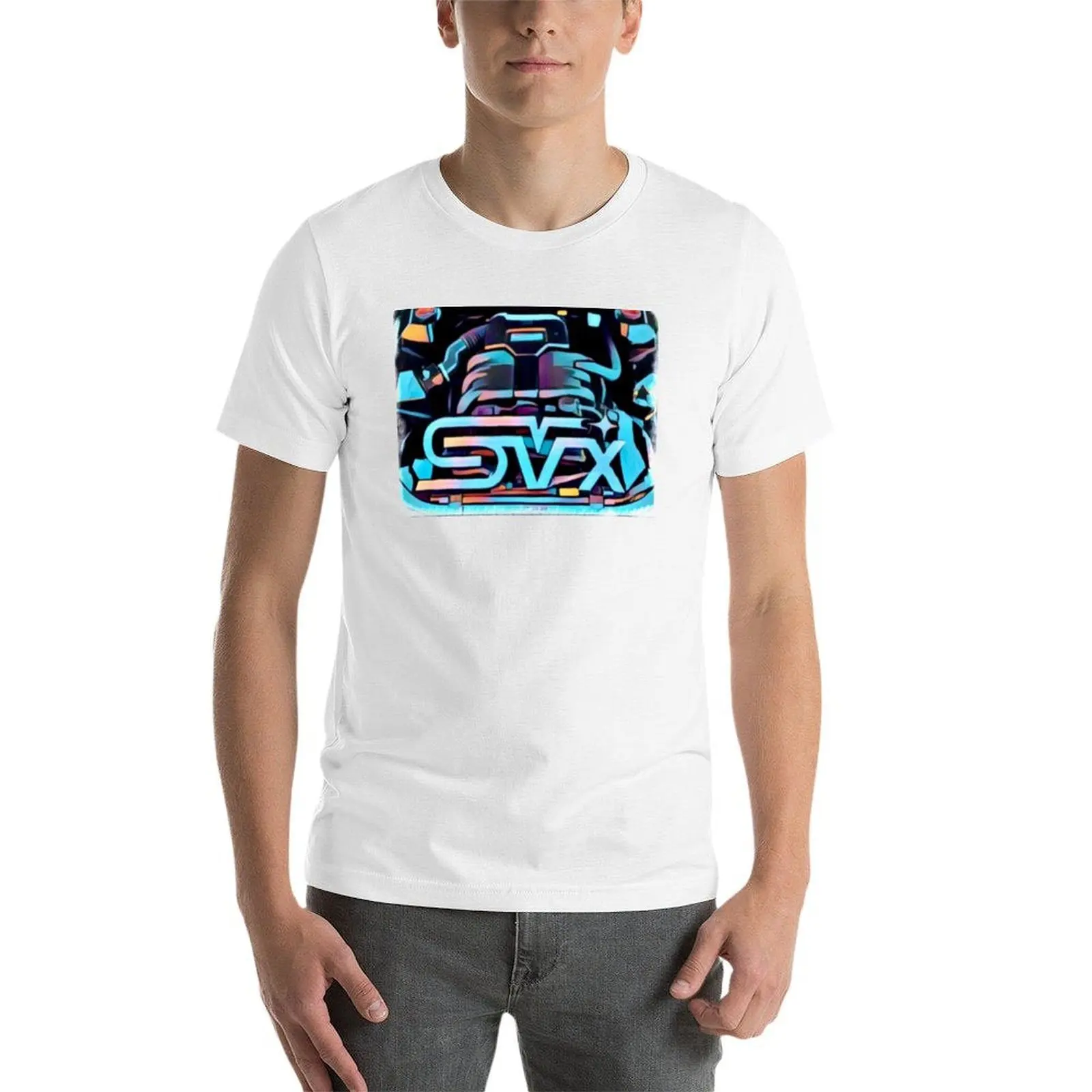 SVXNATION EG33 تي شيرت مضحك تي شيرت الظلام الفكاهة رجل التي شيرت تي شيرت