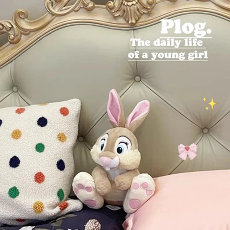 Disneyland Poussin Rabbit 40cm Bucktooth Rabbit Plush Doll For Friends And Classmates Birthday Gifts