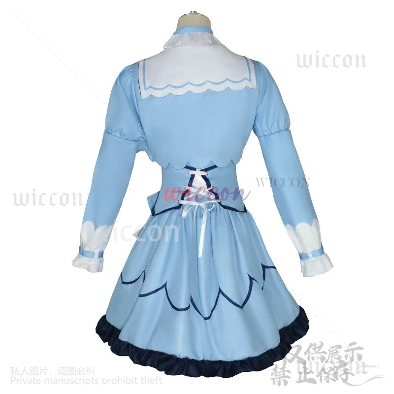 Anime YouTuber VTuber NIJISANJI Vliver Cosplay Amamiya Kokoro Costume Lolita Dress Wig Sexy Lovely Suit For Girls Customized