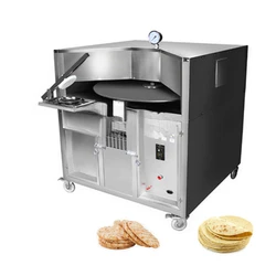 Mini forno per torte di pane usato per la casa Macchina per fare tortilla Chapati commerciale completamente automatica araba Pita Roti Maker in vendita