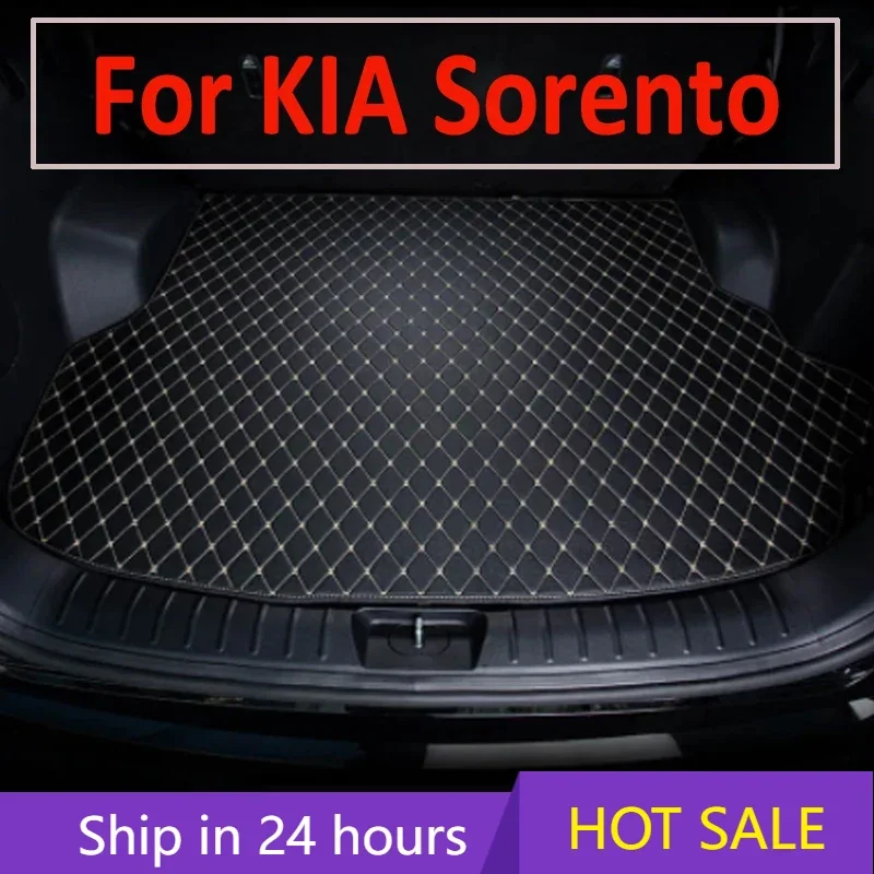 Коврик в багажник автомобиля для KIA Sorento с пятью сиденьями/семи сидений 2015 2016 2017 2018, коврик в багажник, аксессуары для интерьера, чехол