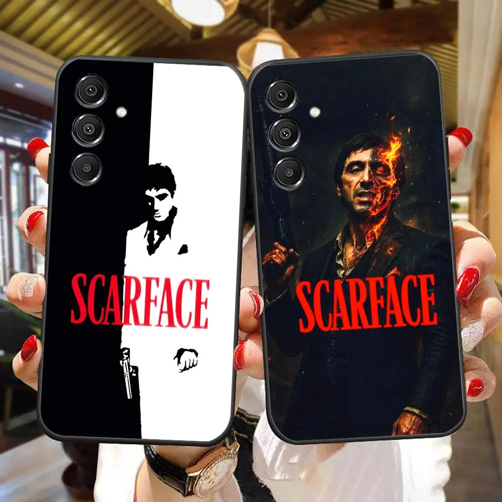 Phone Case For Samsung A07 A06 A05S A04 A03S A12 A13 A21S A24 A30 A50 A60 NOTE 10 20 M16 M33 M53 Case S-Scarface 1983 Al Pacino
