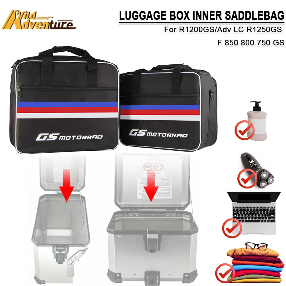 

Motorcycle Decorative Toolbox Tool Box Inner Bag For R1200GS/Adv LC R1250GS ADV F 850 800 750 GS Saddle Panniers Bag Accessory