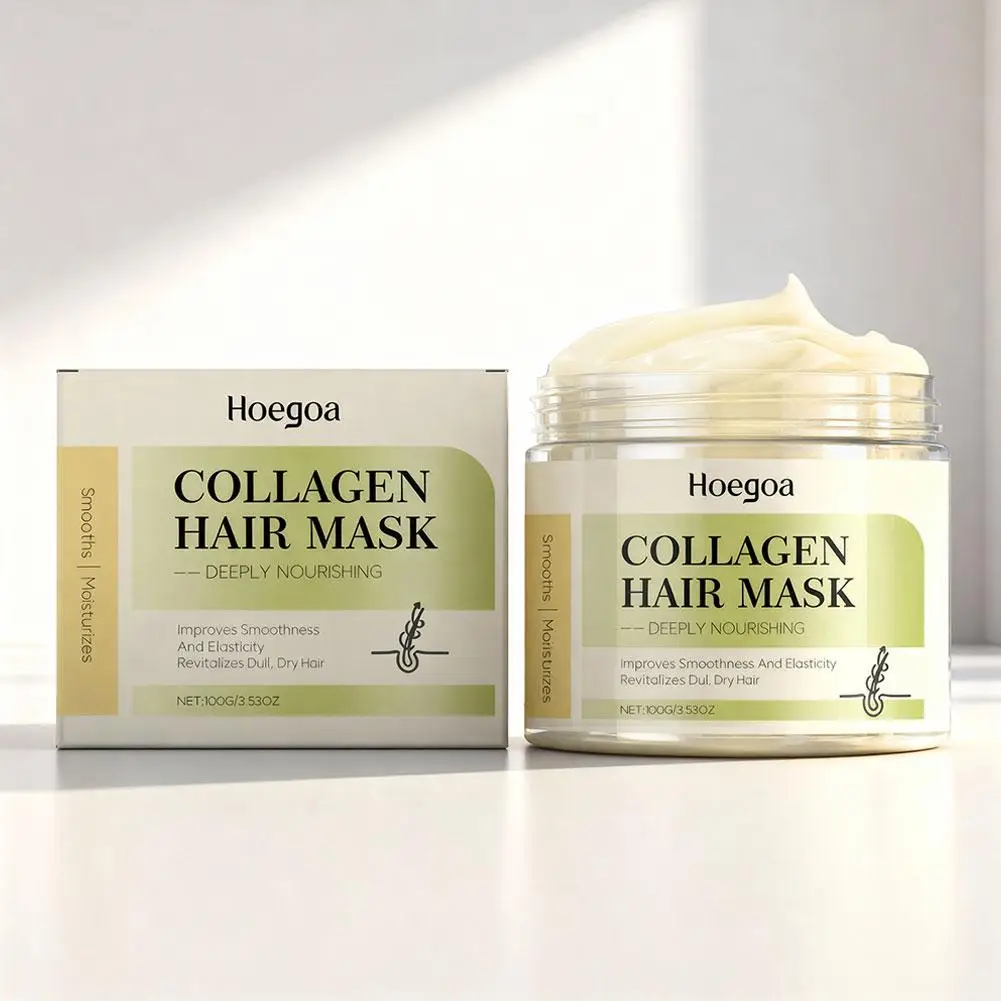 

Hoegoa Collagen Hair Mask Smoothes Nourishes Repairs Strengthens Hair Roots Prevents Hair Loss Provides Longlasting Fragrance