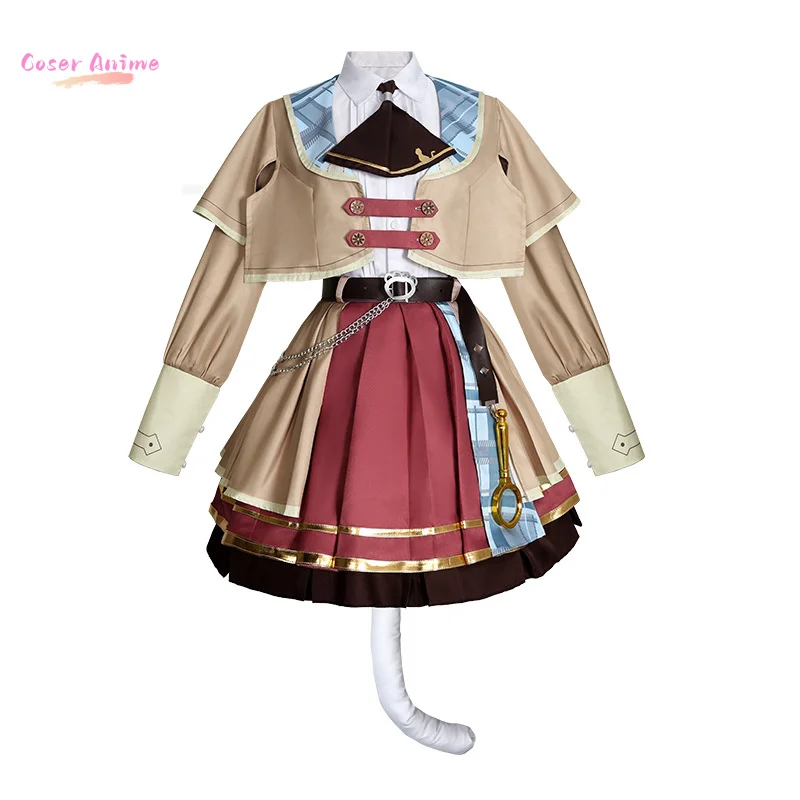 게임 프로젝트 세카이 컬러풀 스테이지! 아즈사와 코하네 코스프레 의상 유니폼 할로윈 파티 여성용 남성용 카니발 소품