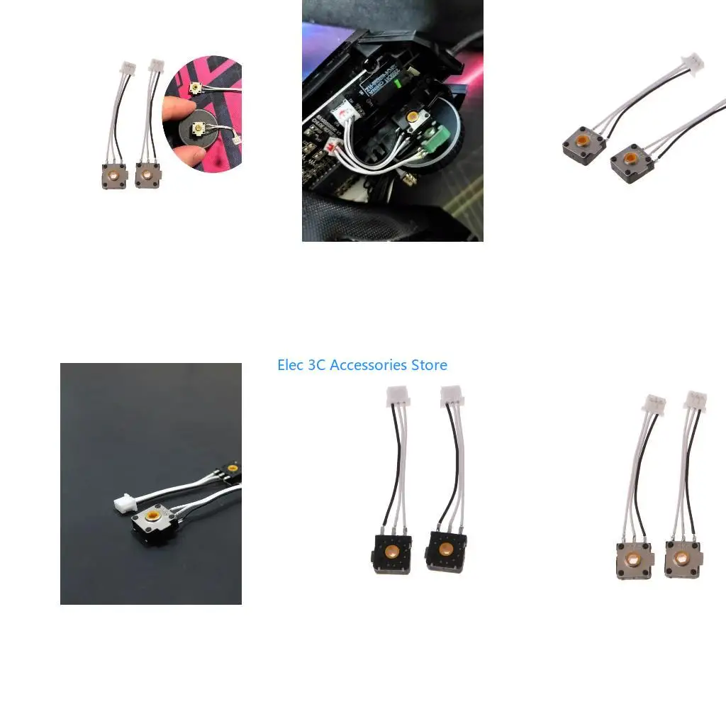 Y51A 2 Piece Mouse encoders decoders for ROG III Mice Yellow cores