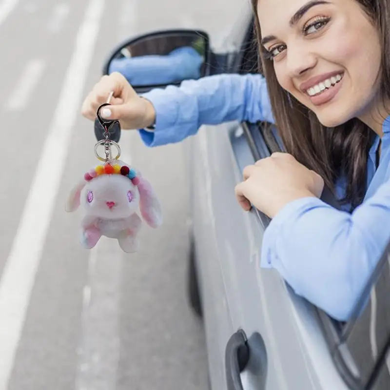 Porte-clés en peluche mignon pour sac à dos, porte-monnaie créatif, breloque pour sac à dos, document nickel é, petit jouet