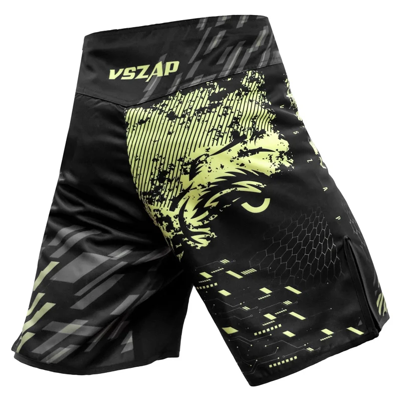 VSZAP MMA Pants Boxing Fight Shorts For Men Sotf Muay Thai Combat Sport Shorts Trunks Grappling Sanda Fitness Pants Boxe