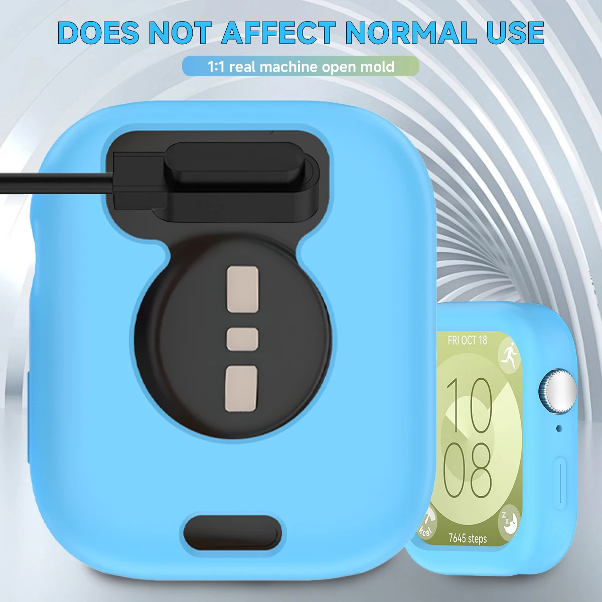 Etui na pasek Huawei Watch Fit3 Akcesoria Miękki silikonowy pokrowiec ochronny z TPU, pełna ochrona, ramka, bumper na Huawei Fit3