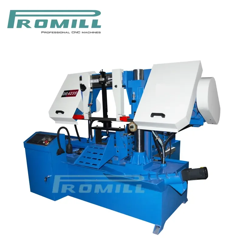 HCY GHS4235 Full Automatic Band Saw Machine Eco-Friendly Double Column Metal Cutting Band Saw