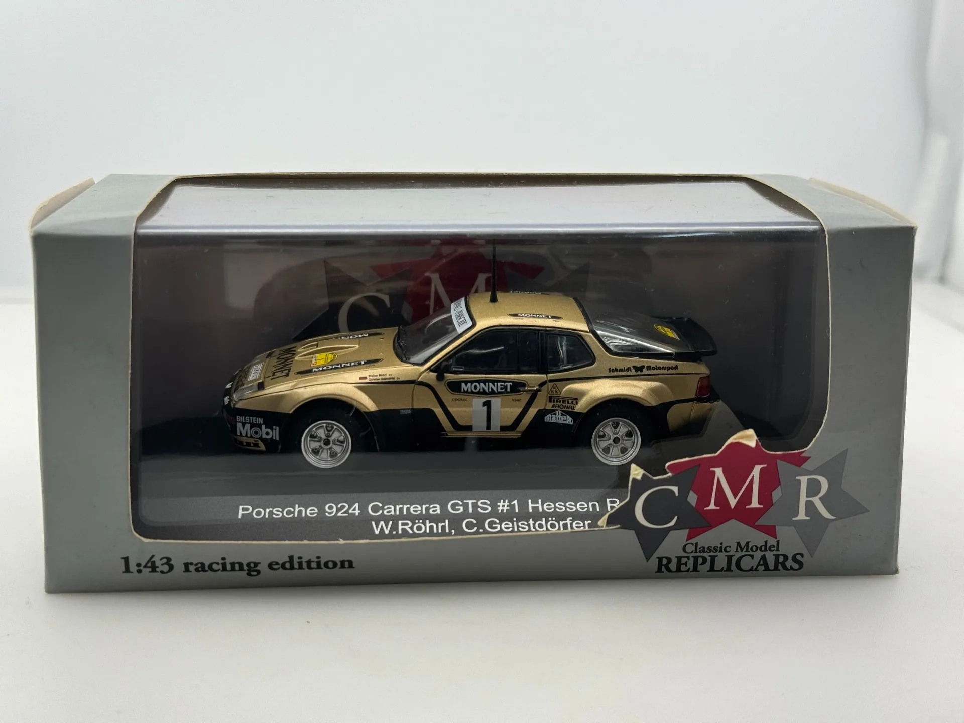 

Литой под давлением CMR масштаб 1/43 WRC015 — Porsche 924 Carrera GTS — # 1 Hessen Rally 1978 модель автомобиля из сплава, Коллекционная игрушка, подарок, сувенир