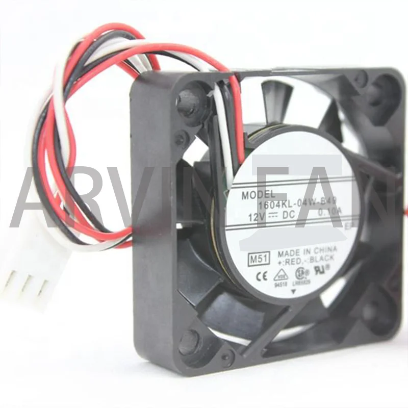 Original 1604KL-04W-B49 4010  40mm 12V 0.1A Dual Ball Bearing Axial Cooling Fan