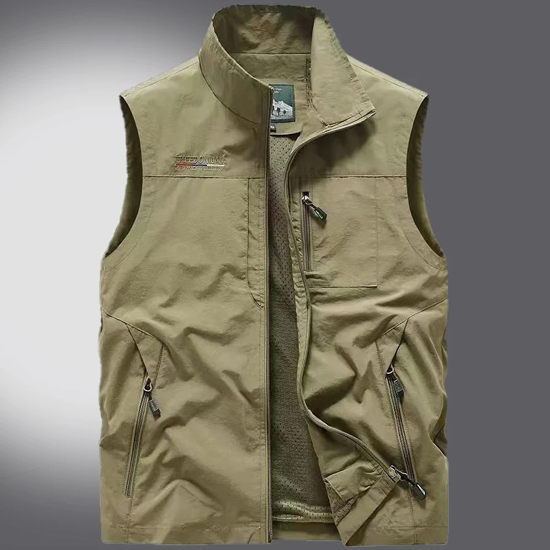 

Men's Spring and Autumn Outdoor Sports Leisure Windproof Warm Vest Comfortable and Fashionable Multifunctional Fashion Vest
