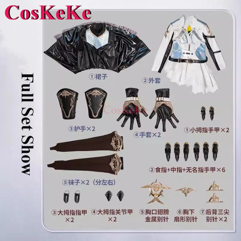 

CosKeKe Leading Lady Cosplay Love And Deepspace Costume Glow Travel Elegant Gorgeous Dress Activity Party Role Play Clothing New