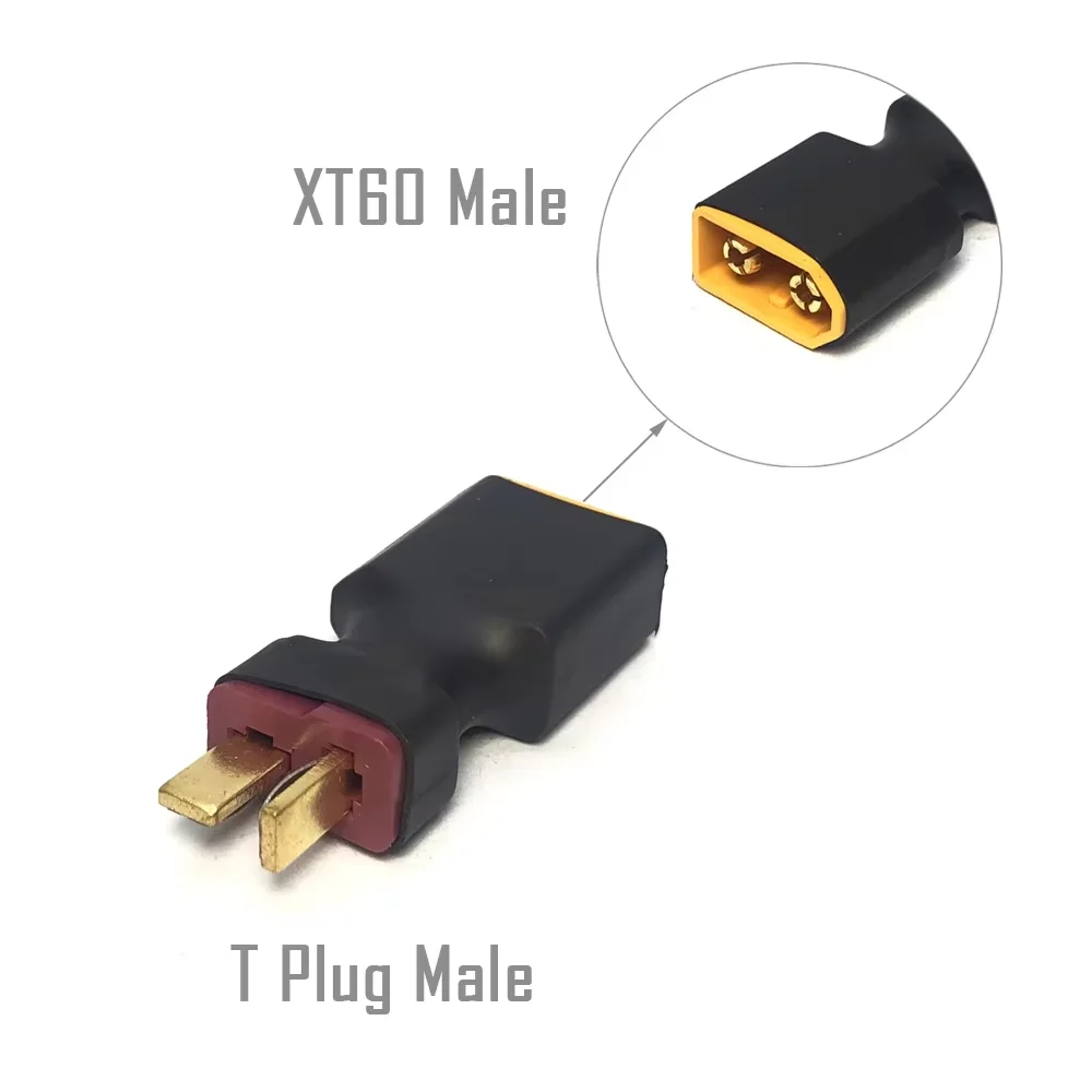 4PCS Adapter XT30 XT60 XT90 TRX T-Plug Female Male Connector Conversion Adapter for RC Car Aircraft Drone Boat Lipo Battery Part view 4