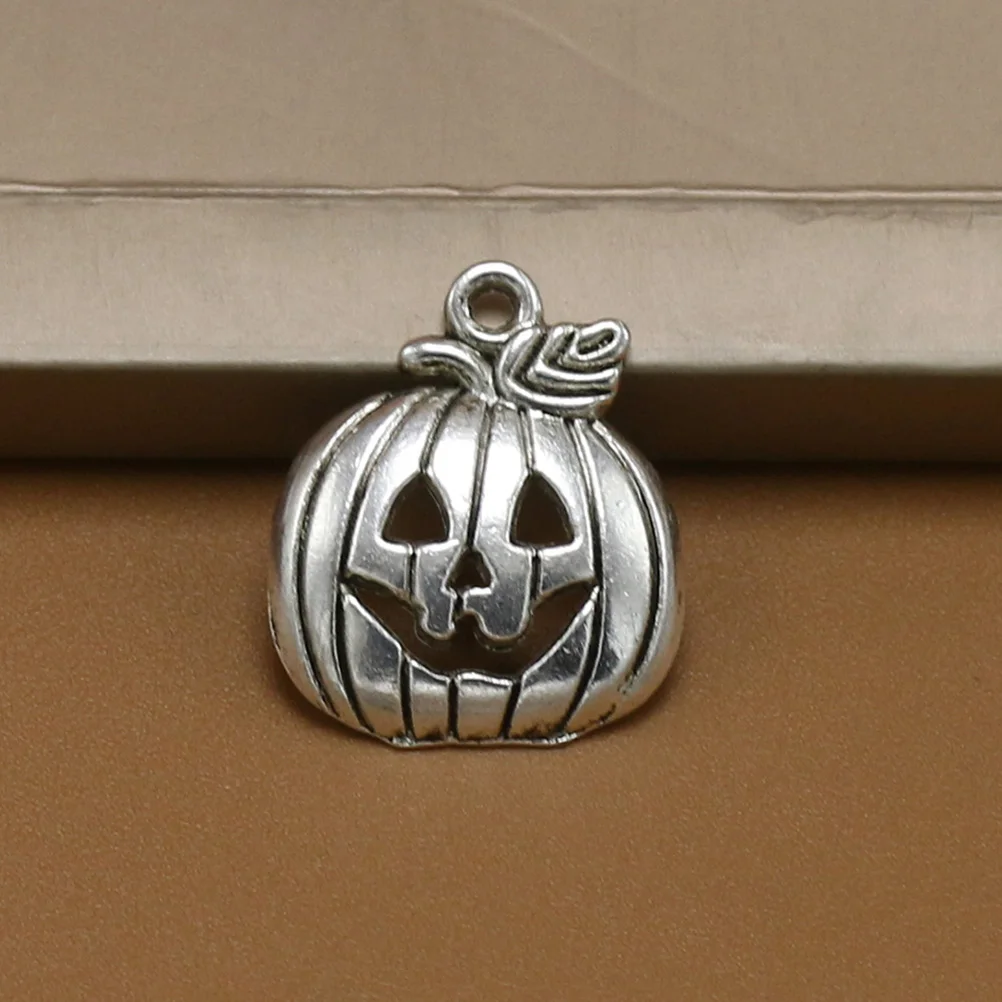 

15 Pcs Smiling Pumpkin Pendant Jack Lantern Face Halloween Pendants Bracelet