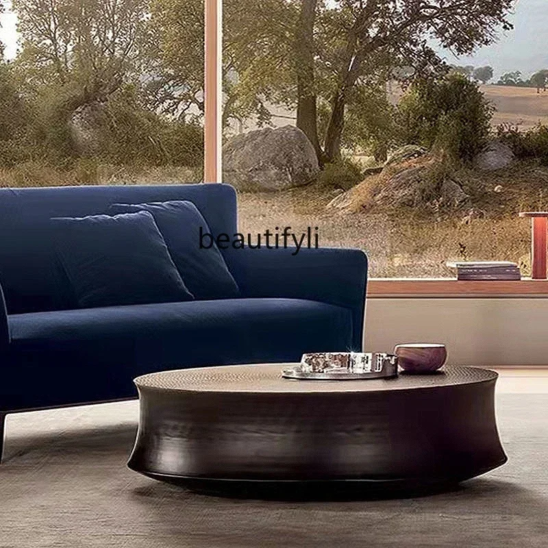 

A16 yh Italian style, coffee table, living room, small apartment, small table, round tea table, coffee table