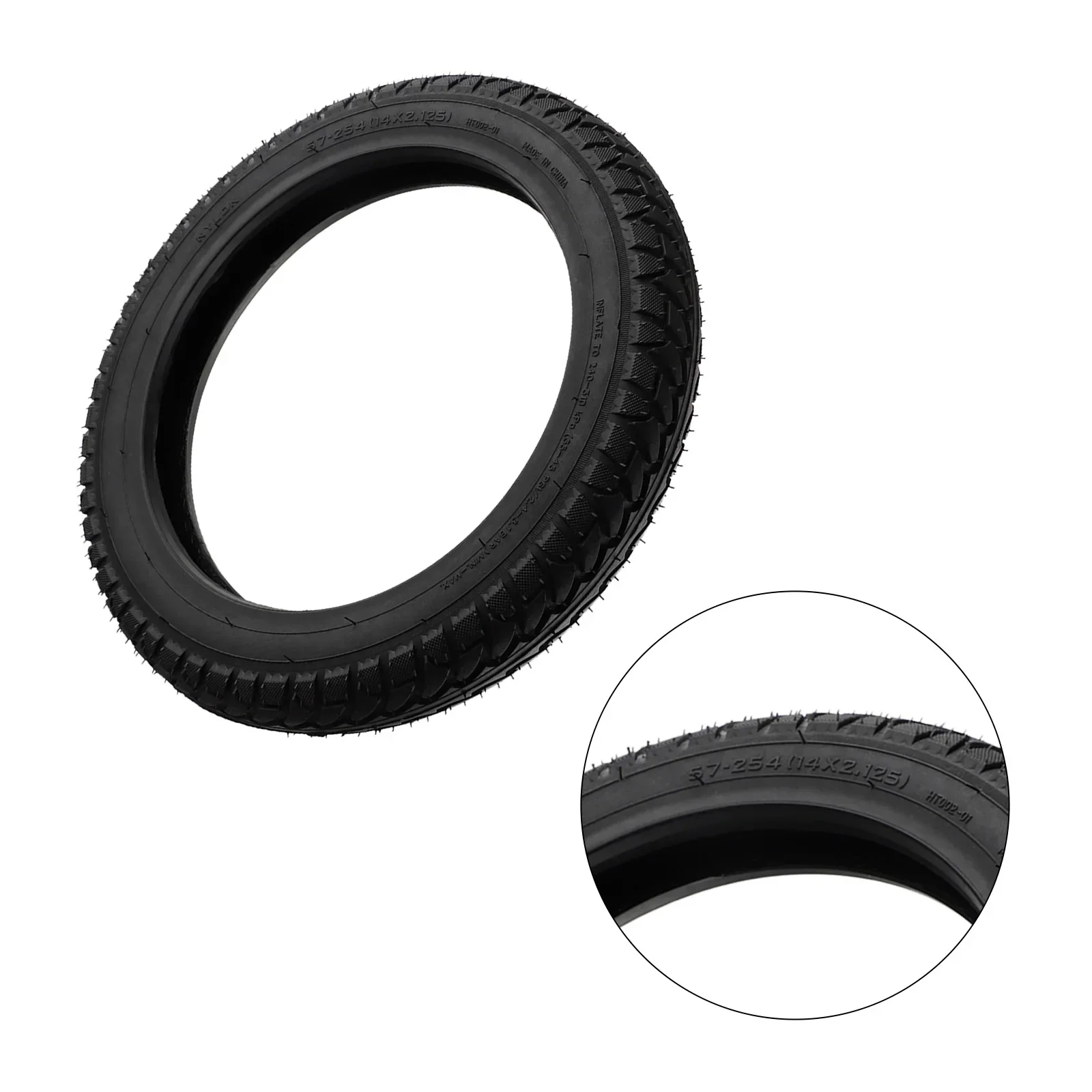 14 Inch Electric Scooter Tyre 14x2.125(57-254) Tubeless Tire For Electric Bike Tubeless Tyre Wearproof Tire    2 0 2 4