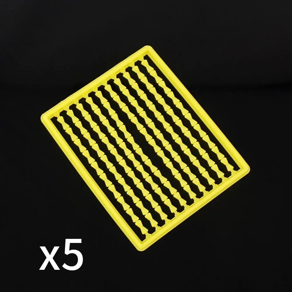 Hirisi 5pcs Karpervissen Boilie Aas Stopper Boilie Dumbell Haar Stopt Visgerei Accessoires AH162
