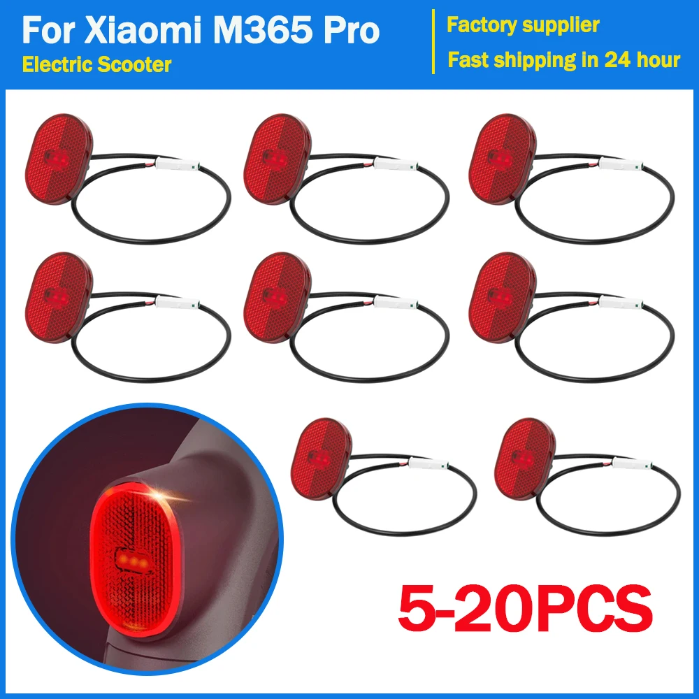 

Задний фонарь брызговика для Xiaomi 4Pro, задний фонарь для электрического скутера, лампа для крыла из АБС-пластика, светодиодный стоп-сигнал, запасные фонари для крыльев