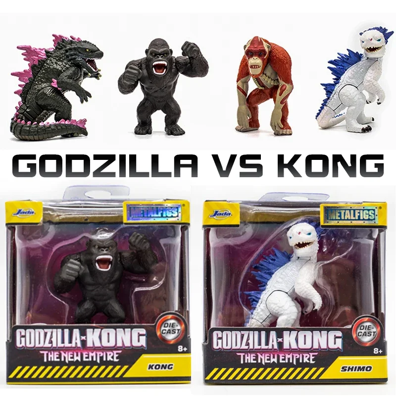 Godzilla Model VS Kong New Empire 2024 Alloy Skar King Shimo Gojira Metal Mini Collectible Action Figure Kids Birthday Gifts