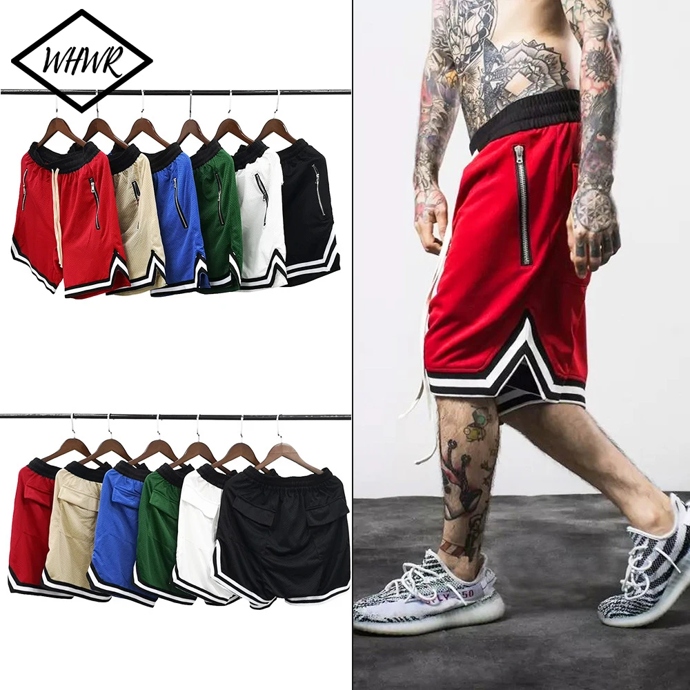 Basketball Shorts For Men Loose Sport Shorts American Ball Pants Quick Drying Mesh Sports Five-point Pants Summer Streetwear