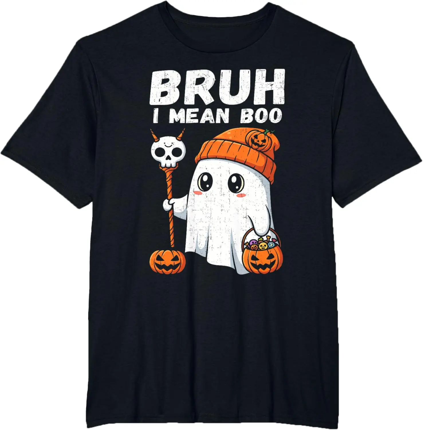 

Halloween Theme Creative T-Shirts 3D Print Ghost Graphic Short Sleeve Tees For Men Women Cute Cartoon Pattern Breathable Clothes