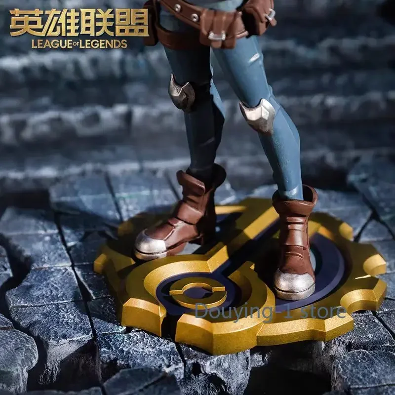 League of Legends LOL Explorer Ezreal مجموعة النحت المتوسطة لعبة Figurine.model الهدايا في الأوراق المالية