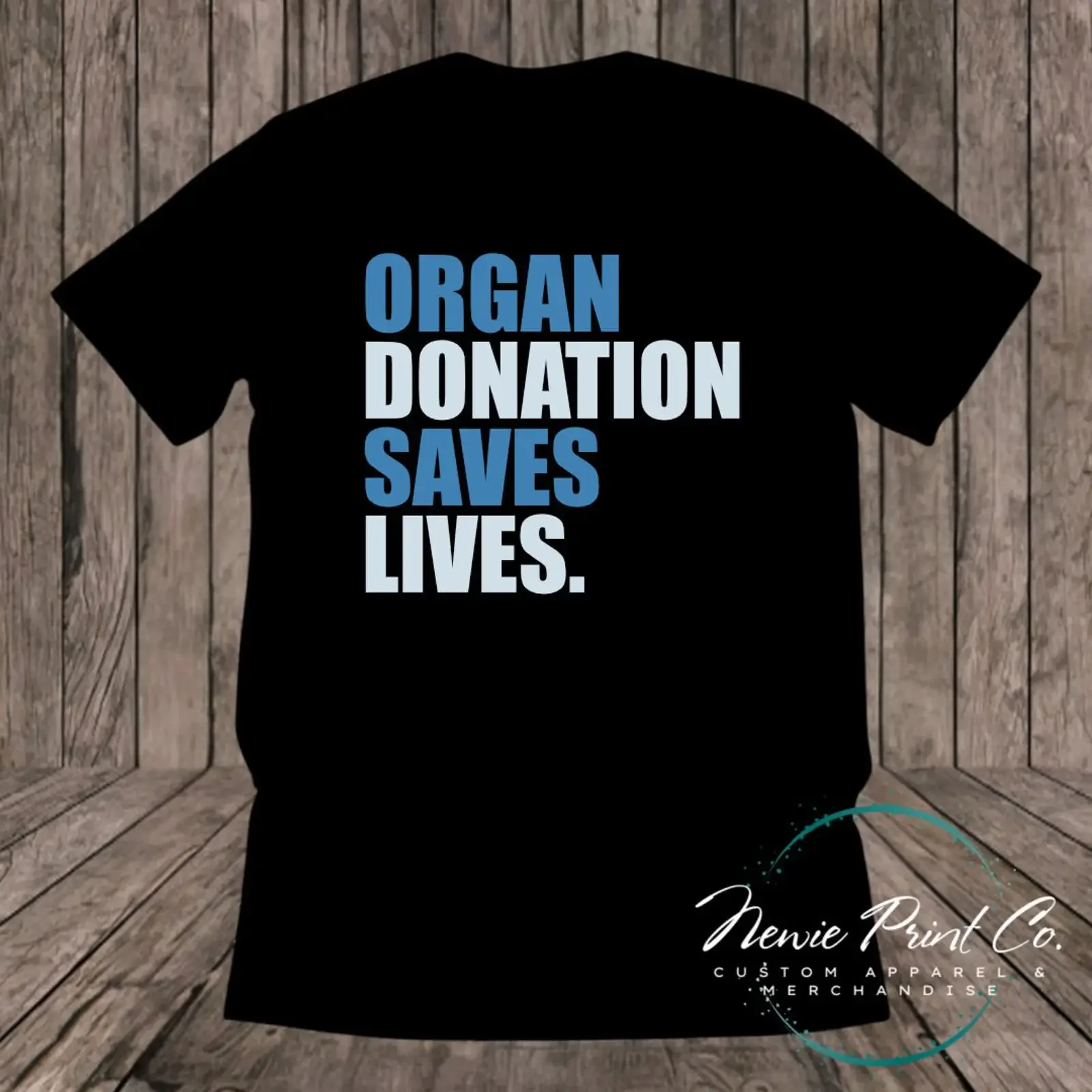 Organ Donation Saves Lives Blue or T Shirt Copy vintage Washed Slightly designer clothes Soft fashion Casual Breathable Stylish